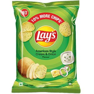 Lay's American Style Cream & Onion Flavour Potato Chips 24 g