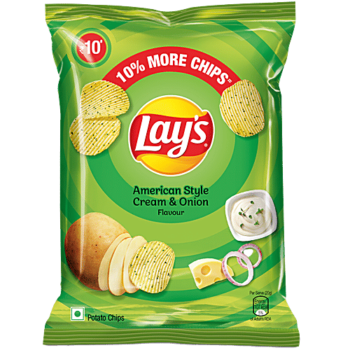 Lay's American Style Cream & Onion Flavour Potato Chips 24 g
