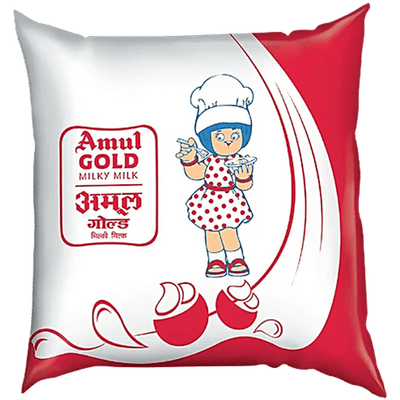 Amul Gold Full Cream Milk, 500 ml Pouch