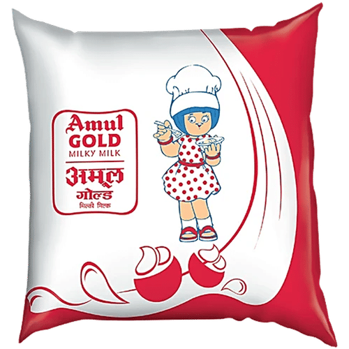 Amul Gold Full Cream Milk, 500 ml Pouch