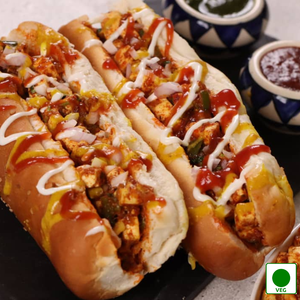 Paneer Veg Hot Dog