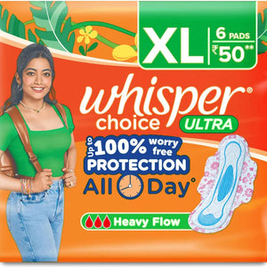 Whisper Choice Ultra Sanitary Pads ( 6 pcs)